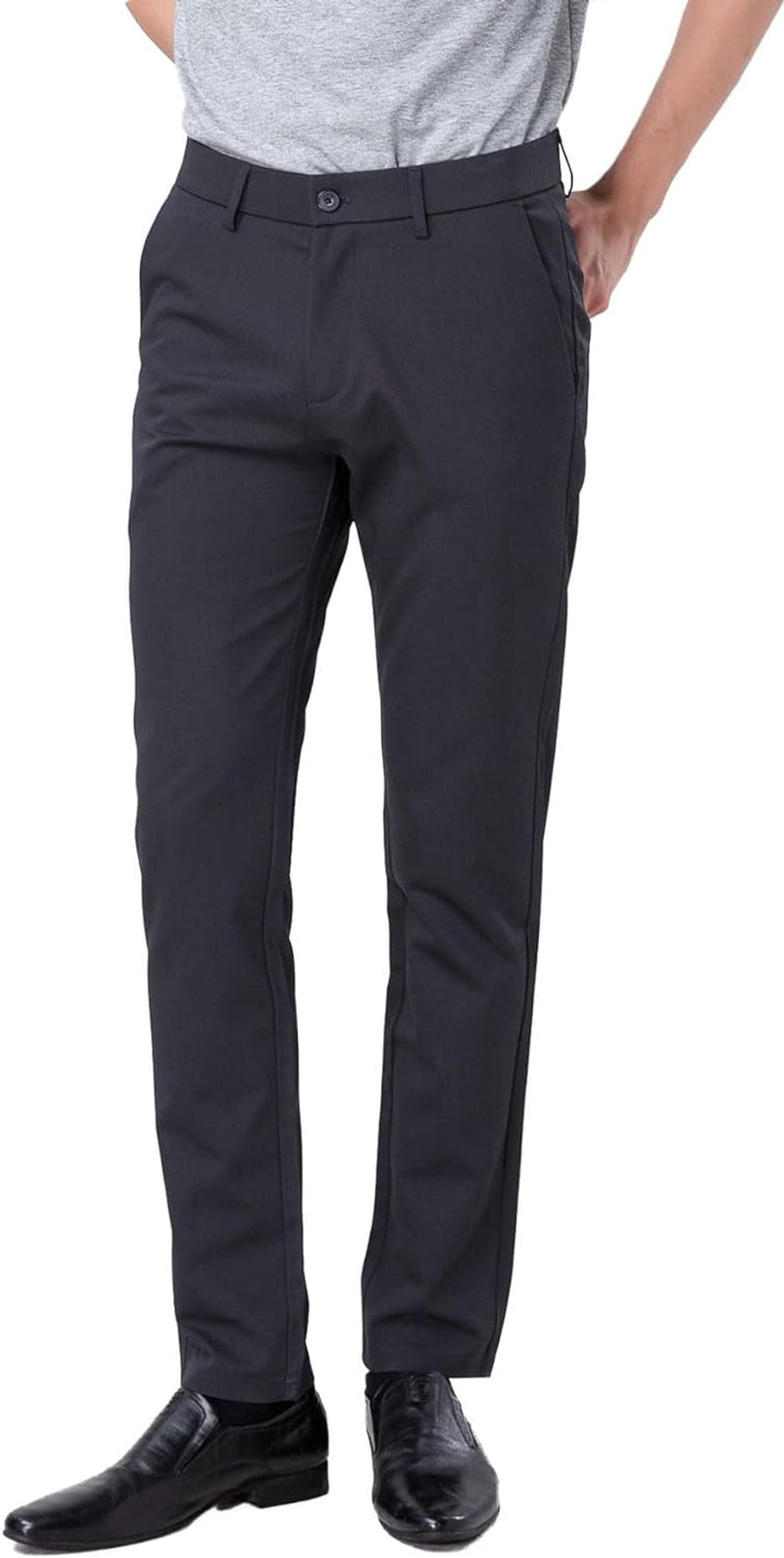 Men’S Slim Fit Dress Pants Stretch Dress Pants