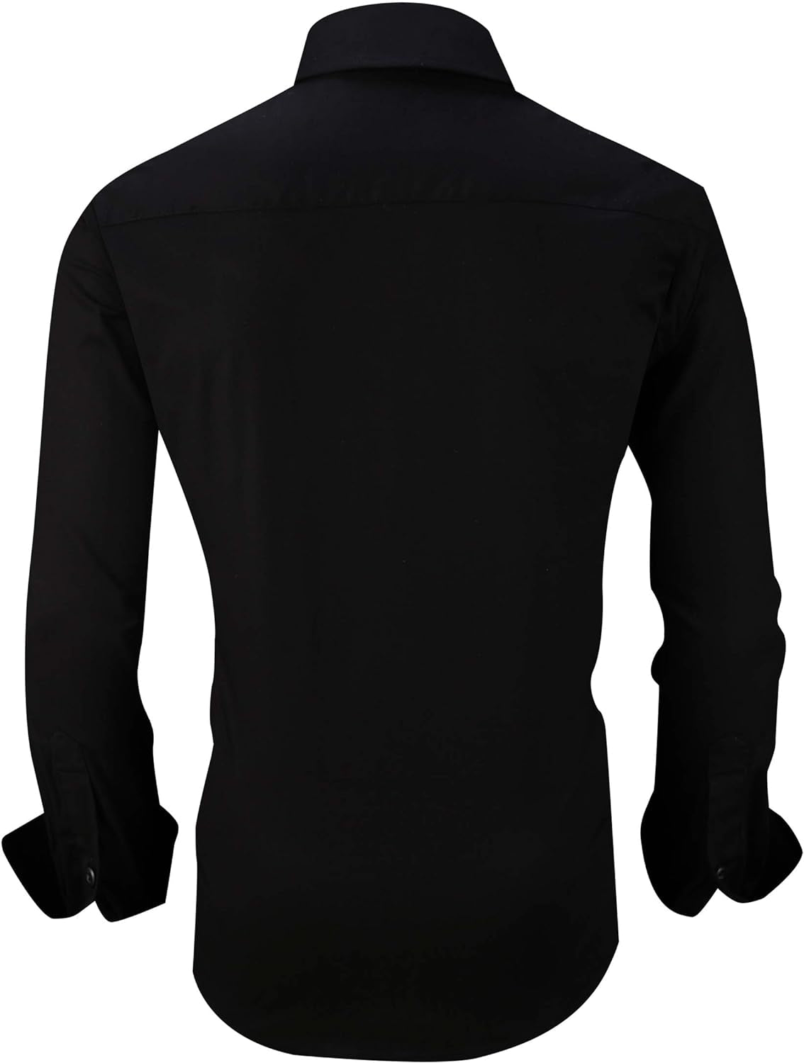 Mens Dress Shirts Regular Fit Long Sleeve Stretch Business Dress Shirts for Men