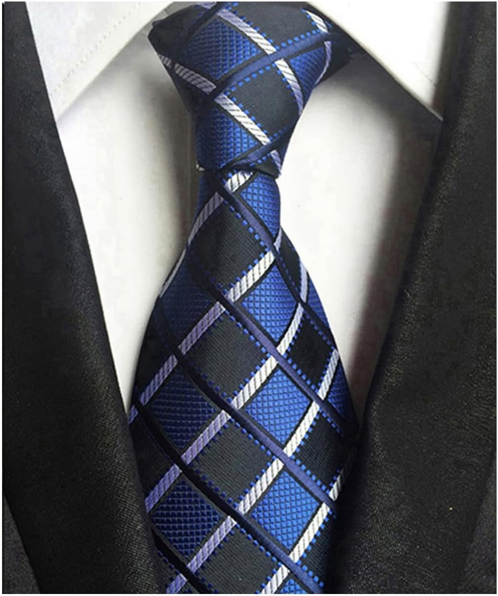 "Silk Woven Jacquard Necktie: Timeless Style for Men"