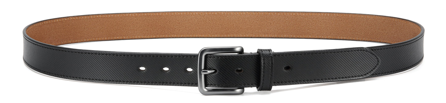 Mens Belt Genuine Leather Belt for Jeans, Casual and Dress, Classic Style 1 3/8"(35Mm)