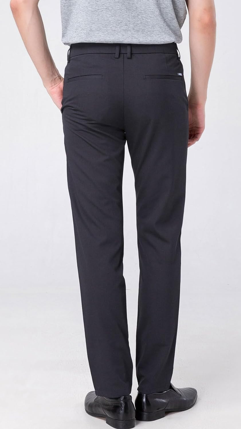 Men’S Slim Fit Dress Pants Stretch Dress Pants