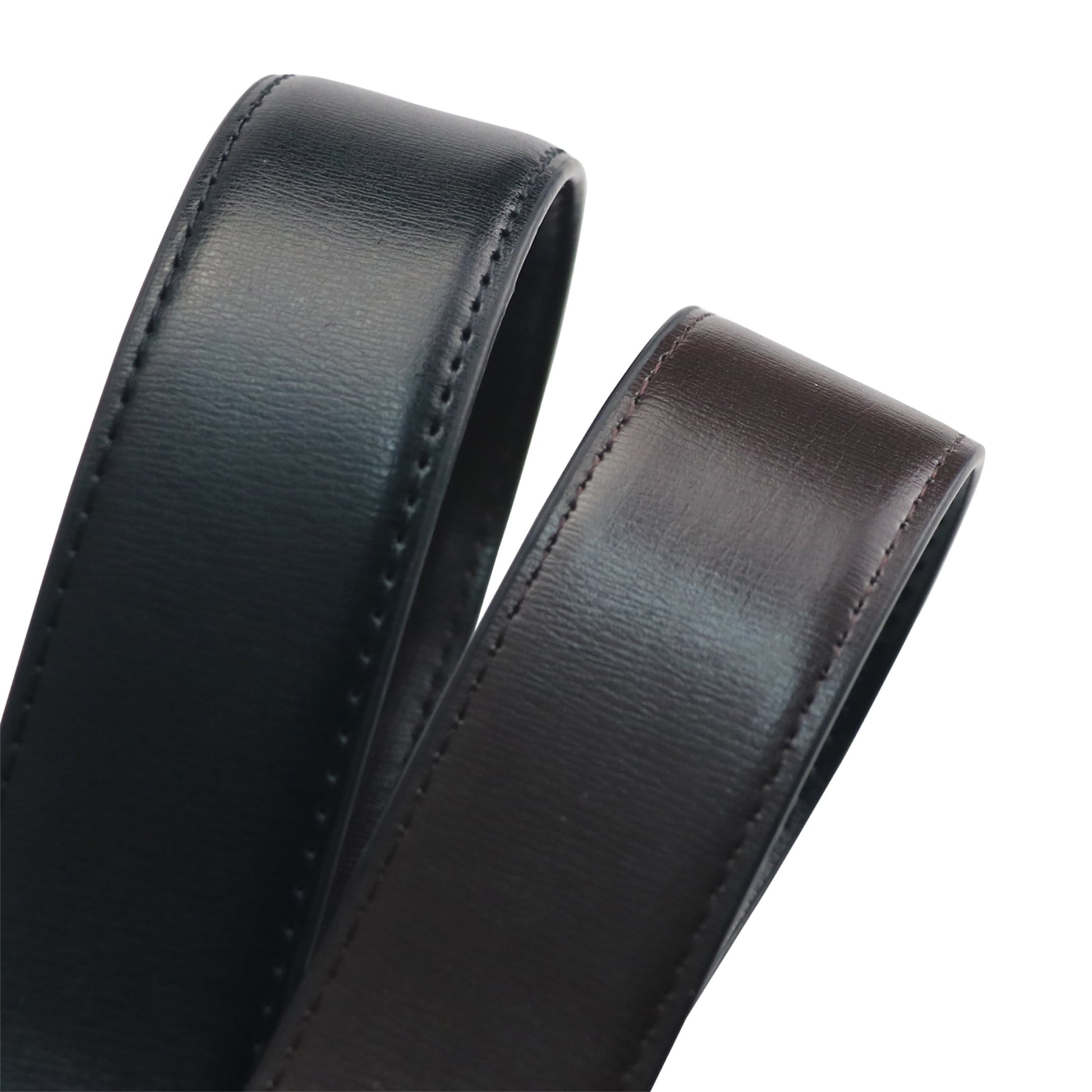 Reversible Mens Belt Black and Brown, Mens Dress Casual Belt, Thick Leather Belt