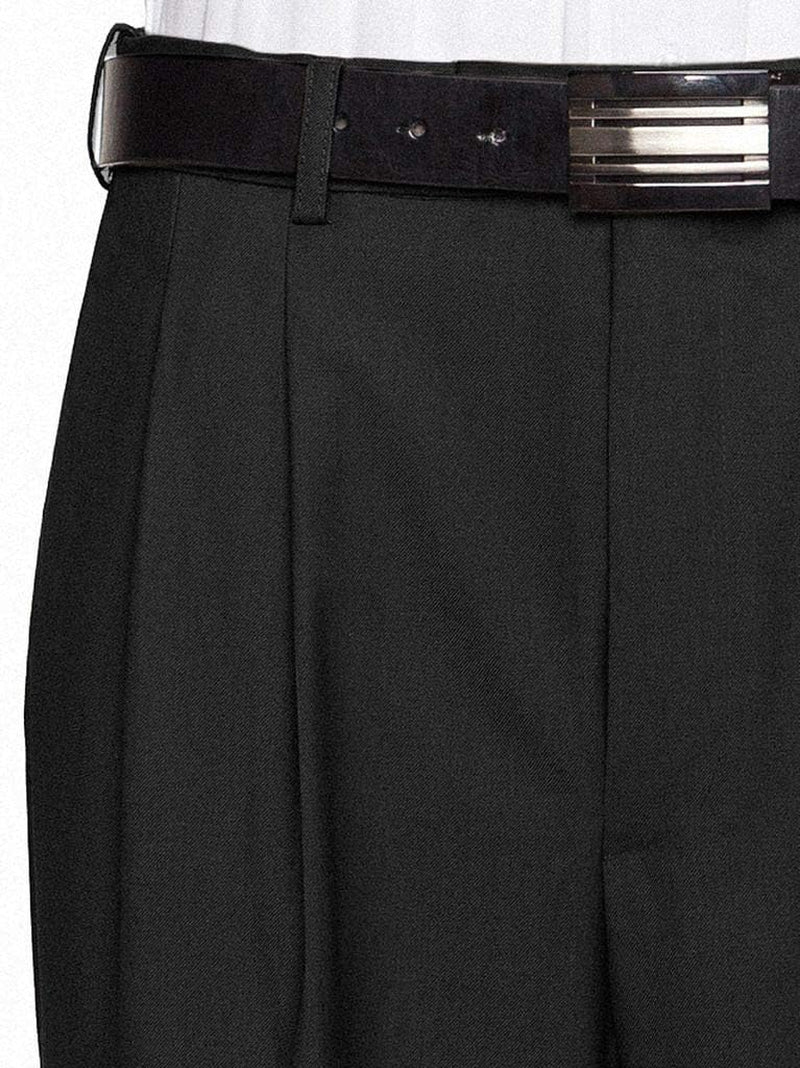 Mens Pleated Front Expandable Waist Dress Pants