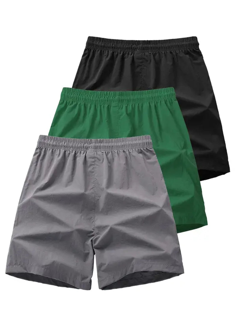 Solid Drawstring Waist Shorts: Stylish Men's Streetwear for Summer